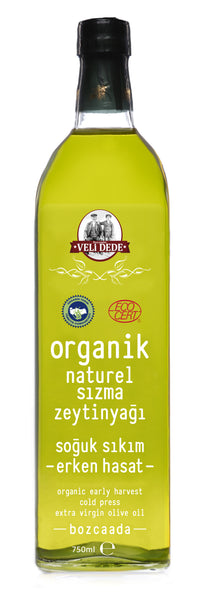 Organik Erken Hasat Zeytinyağı Cam Şişe 750 ml